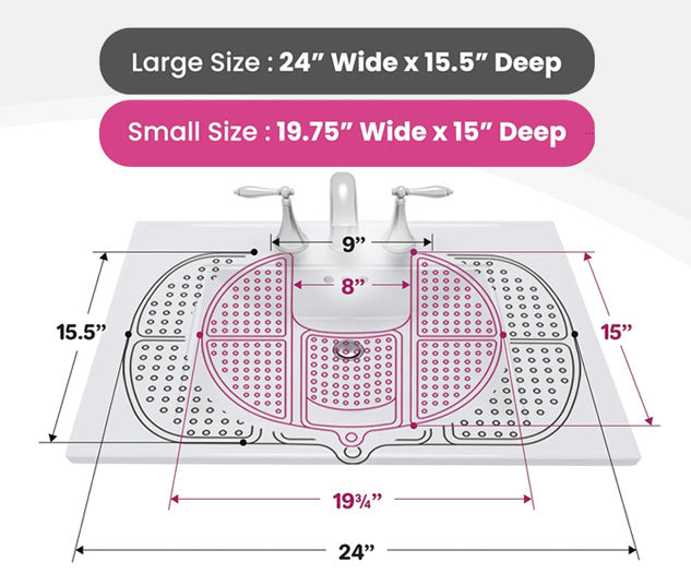 The Sink Topper Foldable Sink Mat